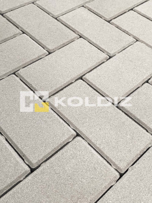 Брусчатка Колдиз Прямоугольник 200х100х50 Белая