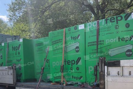 Пеноблоки стеновые Poritep Коломна 625х250х400, D400