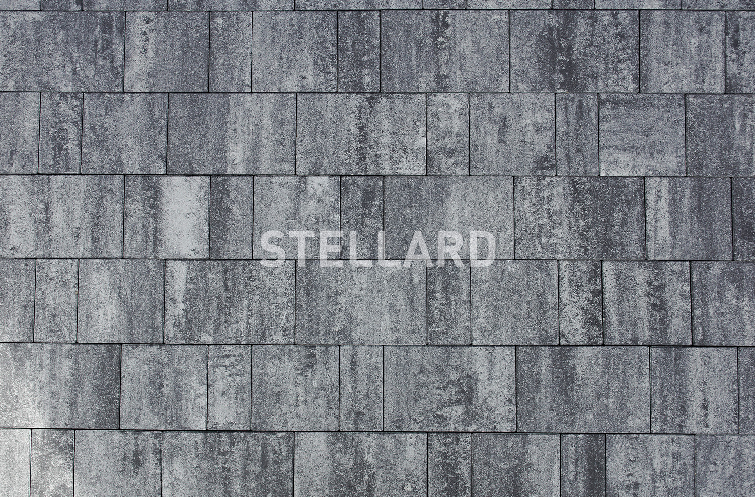 Тротуарная плитка Stellard Мозаика Колор микс Грей 60