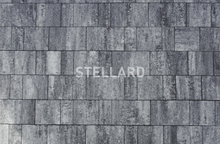 Тротуарная плитка Stellard Мозаика Колор микс Грей 60