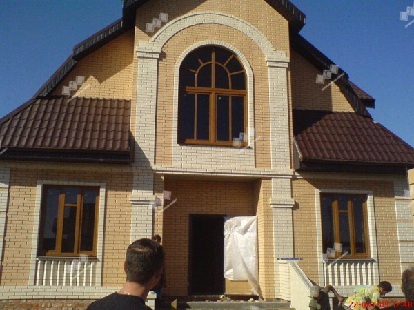 Облицовочный кирпич Железногорский одинарный 1 НФ Солома гладкий